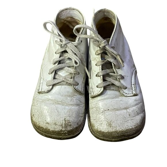 Vintage Buster Brown Walking Shoes 5/6? Used White *Lots of Wear - Picture 12 of 16